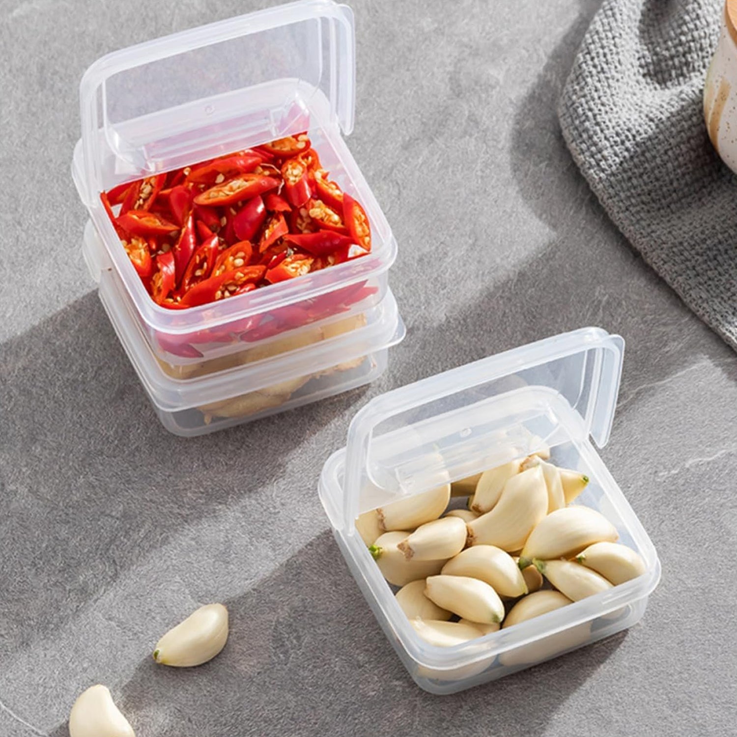 Transparent Storage Box Food Storage (1 Pc / 10×10 CM) Transparent Storage Box Food Storage (1 Pc / 10×10 CM)